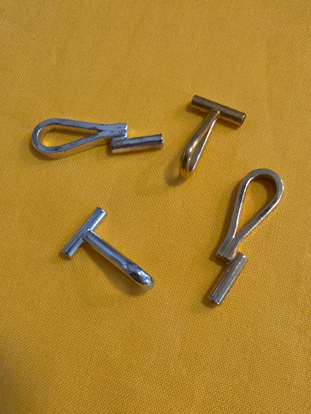 4 New ▪︎ Brooch-to-Pendant Jewelry Converters ▪︎ Silver & Gold-Tone ▪︎ 2 Styles